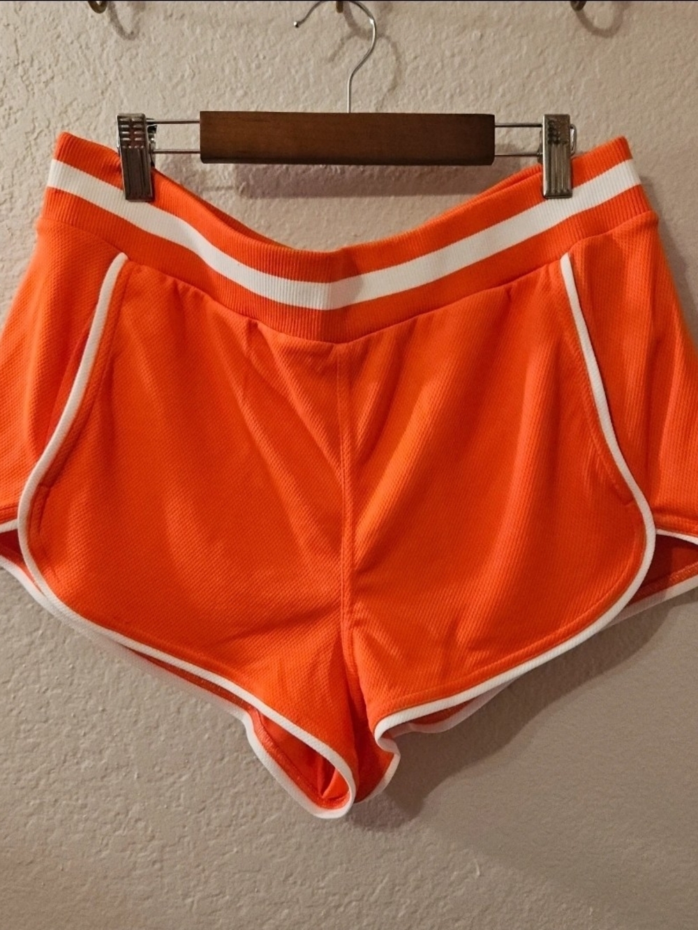 NWT Free People FP Movement Pep In Your Step Shorts – Orange/Clementine Size Lg